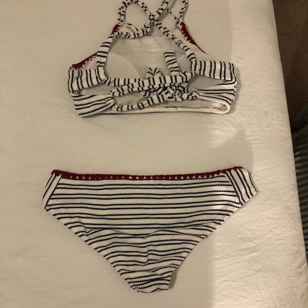Cute two piece swim suit!